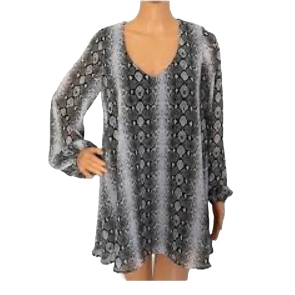 Show Me Your Mumu Tunic Top / Blouse Python Print Size‎ XS